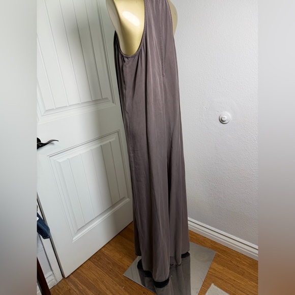 ANTHROPOLOGIE X CLOTH AND STONE Sz L MARFA HIGH NECK JUMPSUIT Made in USA - Picture 6 of 9